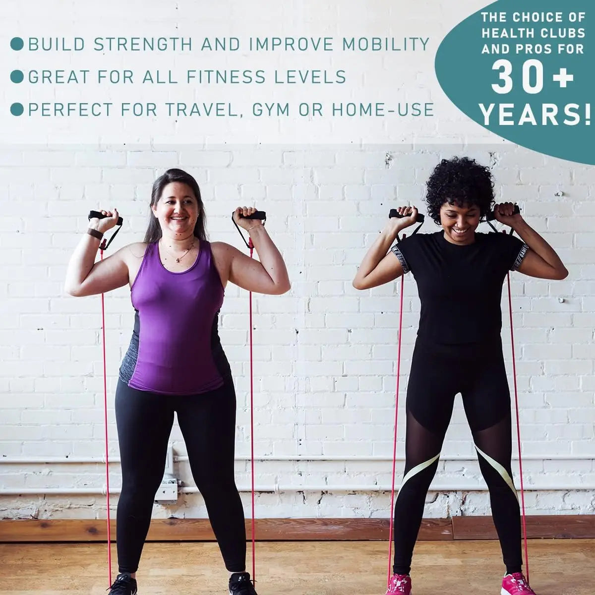 5 Levels Tube & Pull Rope Resistance Bands With Handles Exercise Workout