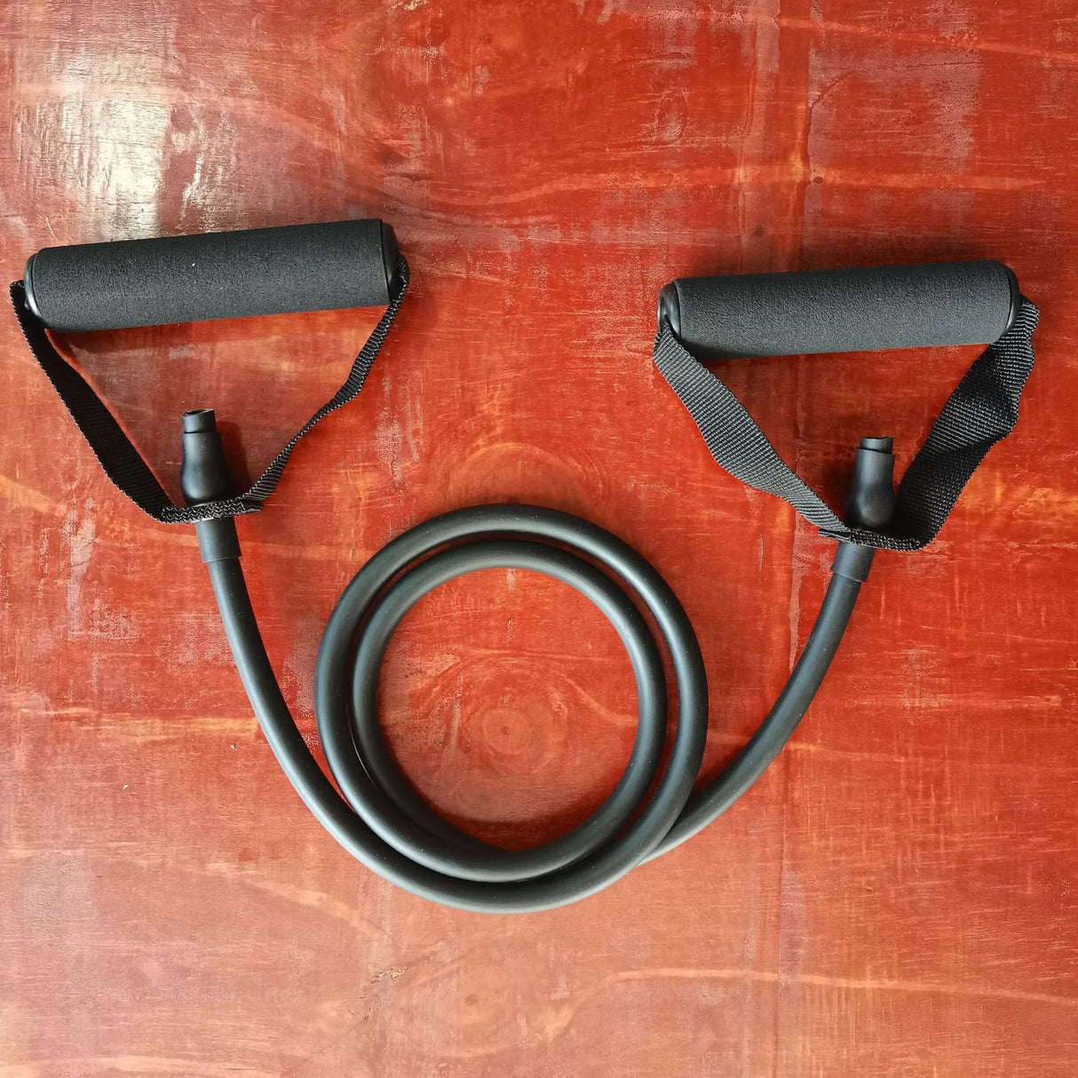 5 Levels Tube & Pull Rope Resistance Bands With Handles Exercise Workout