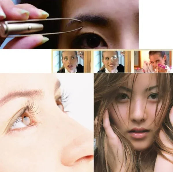 Portable & Smart Design Eyebrow Hair Remove Tweezer