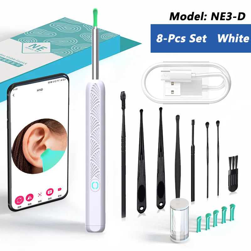 Earwax Removal Endoscope with 5M Camera Luminous Otoscope