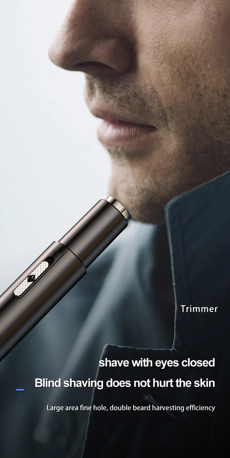 Rechargeable Nose Hair Trimmer for Men Shaving Hair Removal