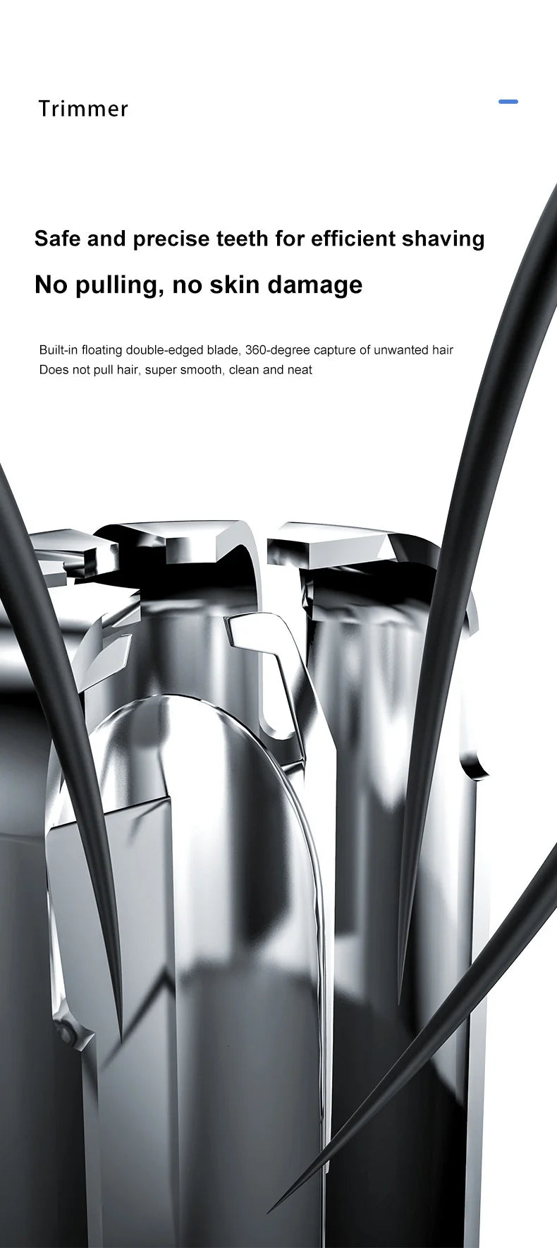 Rechargeable Nose Hair Trimmer for Men Shaving Hair Removal