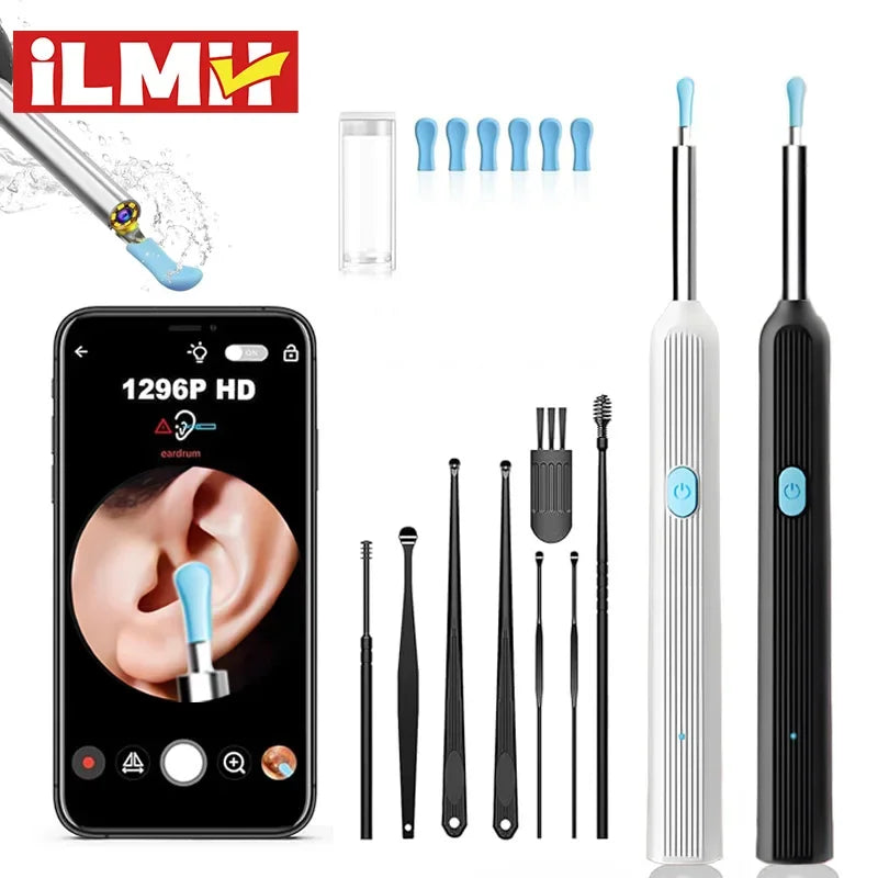 Earwax Removal Endoscope with 5M Camera Luminous Otoscope