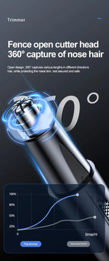 Rechargeable Nose Hair Trimmer for Men Shaving Hair Removal