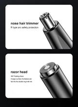 Rechargeable Nose Hair Trimmer for Men Shaving Hair Removal