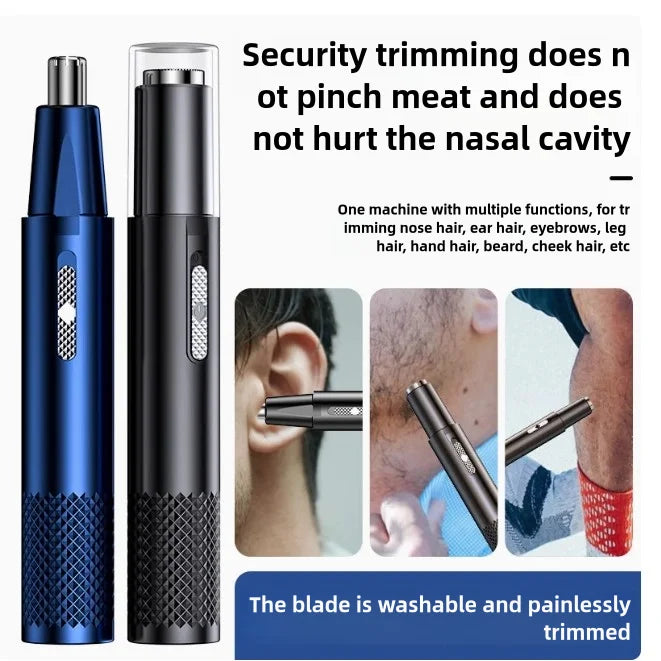 Rechargeable Nose Hair Trimmer for Men Shaving Hair Removal