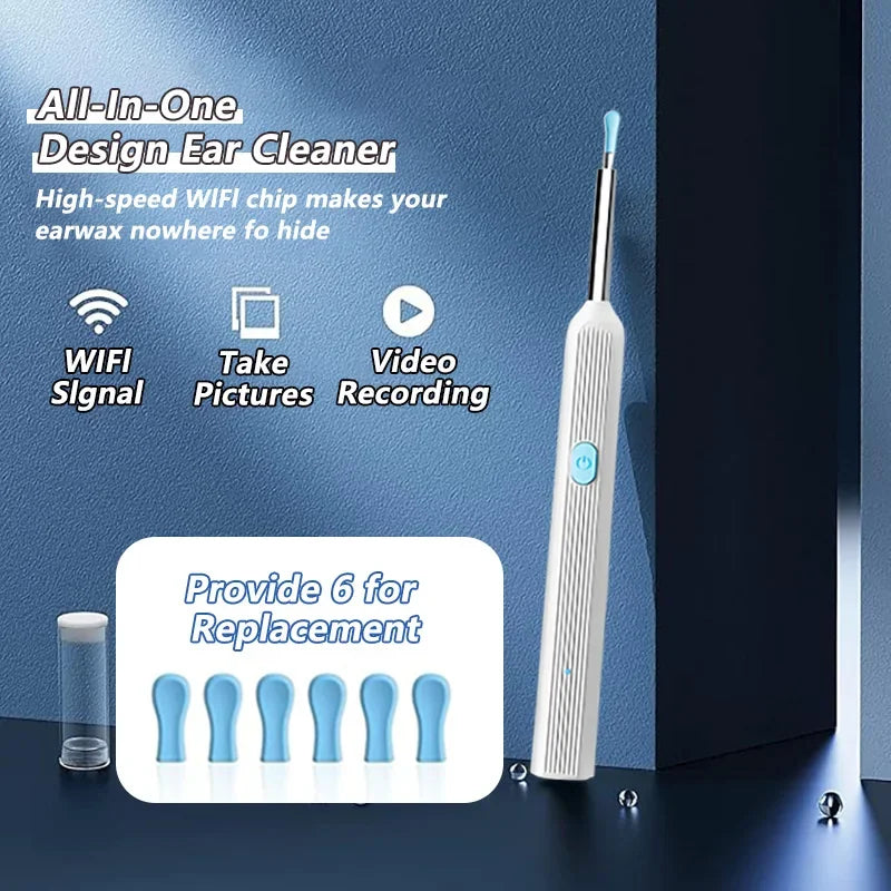 Earwax Removal Endoscope with 5M Camera Luminous Otoscope