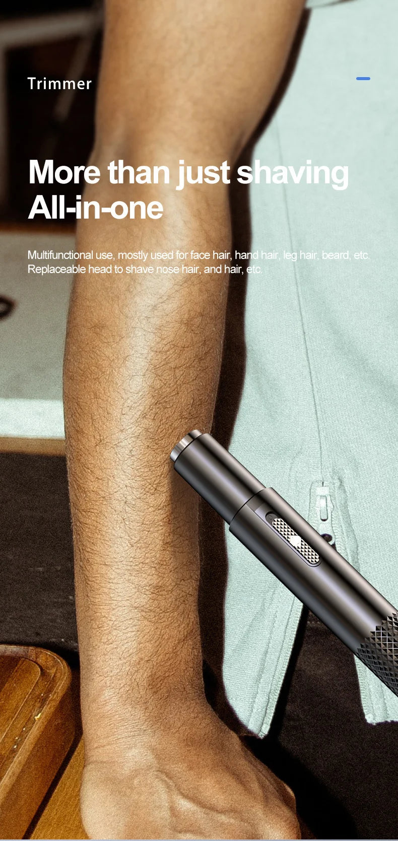 Rechargeable Nose Hair Trimmer for Men Shaving Hair Removal