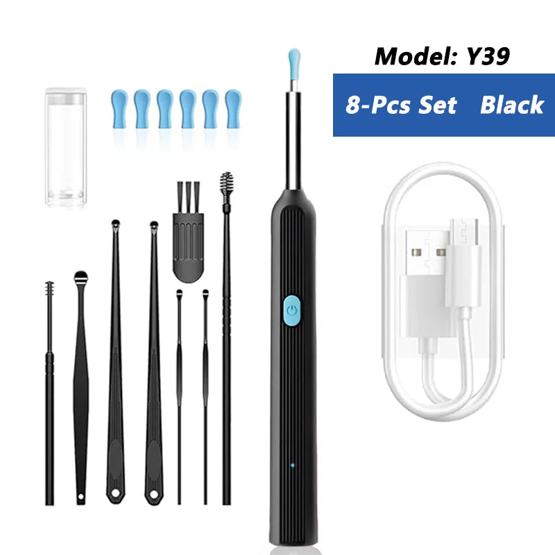 Earwax Removal Endoscope with 5M Camera Luminous Otoscope