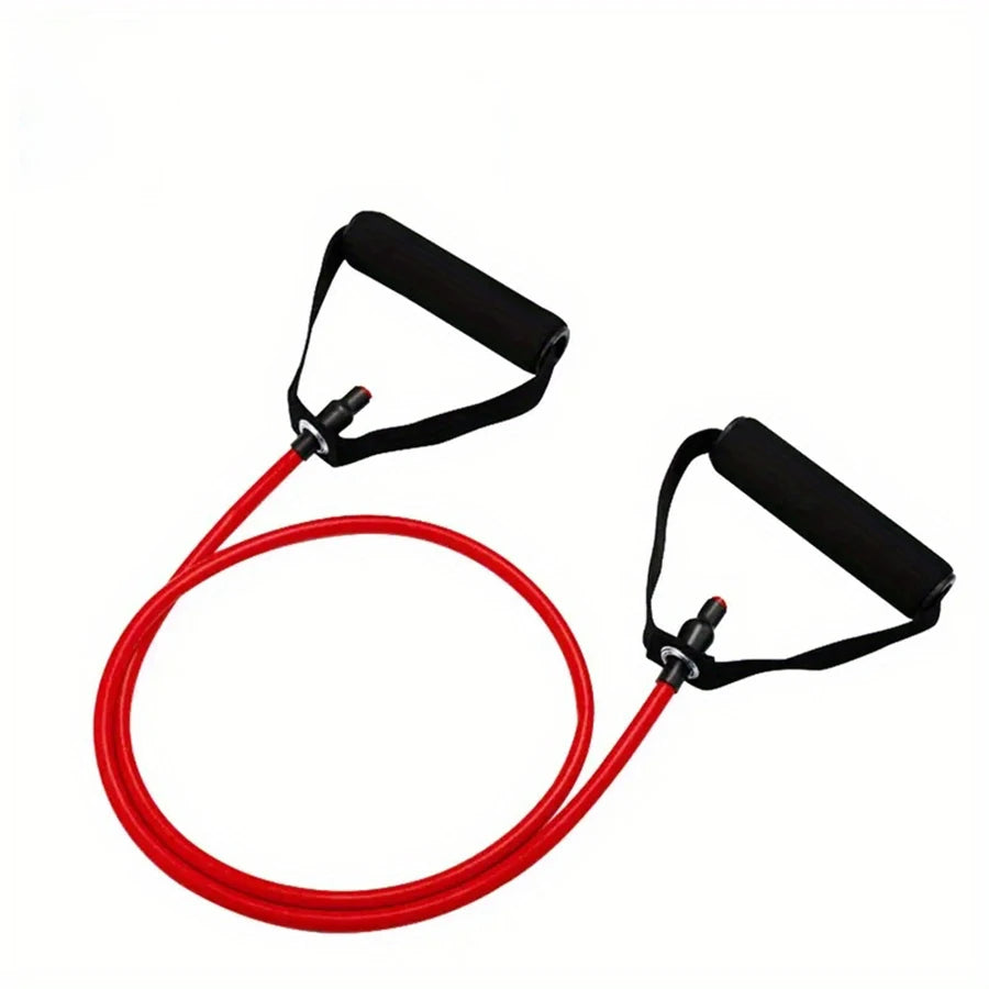 5 Levels Tube & Pull Rope Resistance Bands With Handles Exercise Workout