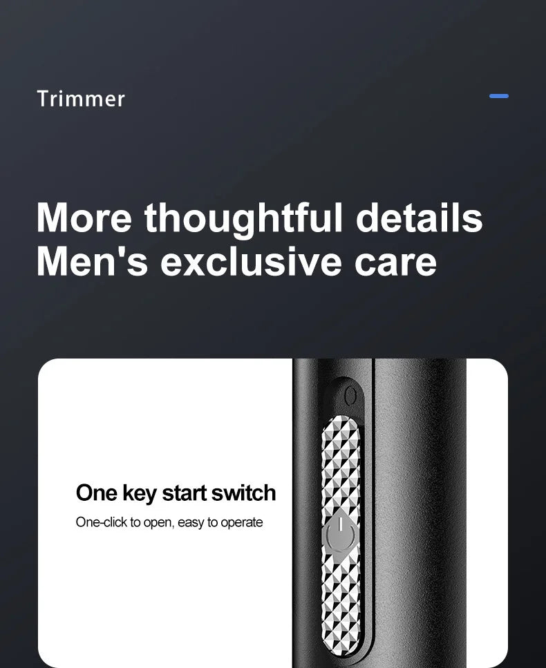 Rechargeable Nose Hair Trimmer for Men Shaving Hair Removal