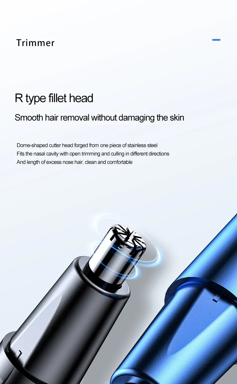 Rechargeable Nose Hair Trimmer for Men Shaving Hair Removal