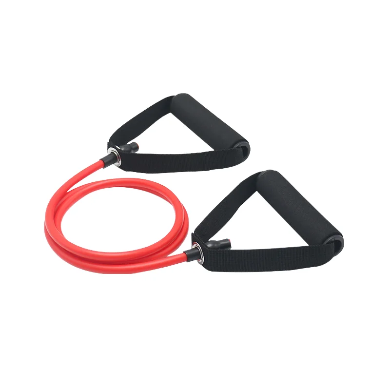 5 Levels Tube & Pull Rope Resistance Bands With Handles Exercise Workout