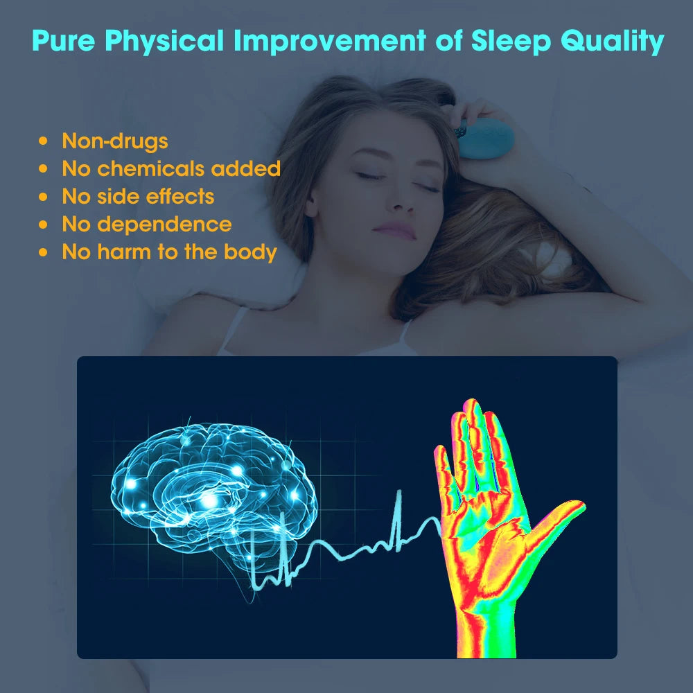 Handheld Sleep Aid Device for Insomnia Anxiety Relief and Relaxation