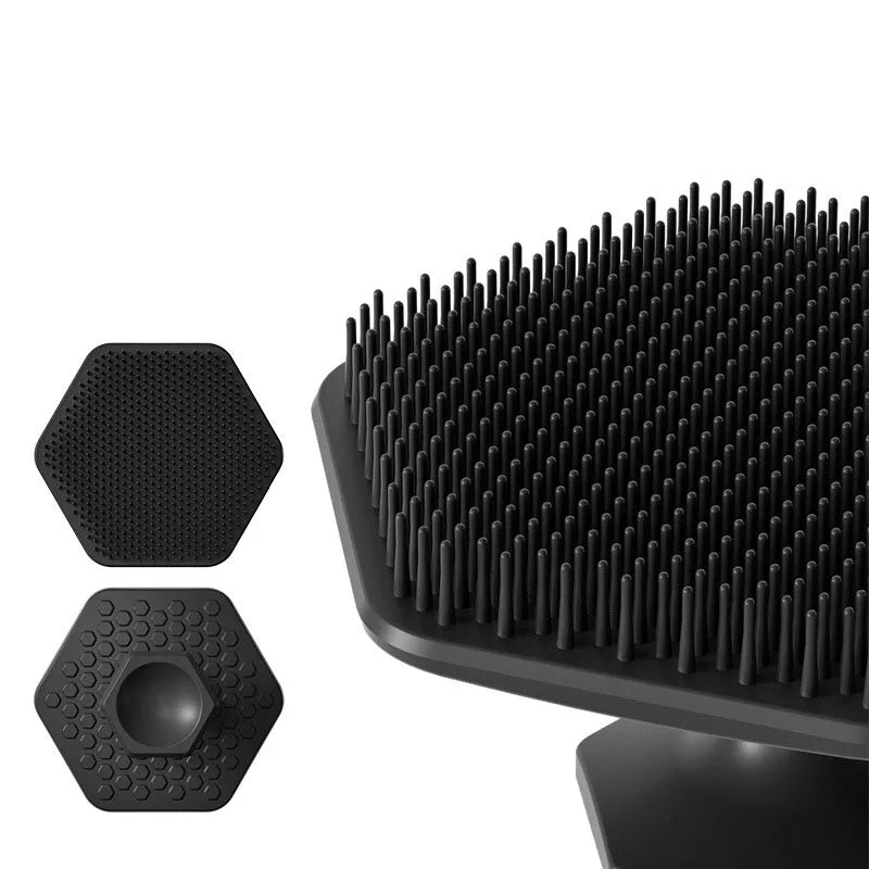 Silicone Miniature Face Shave Massage Brush Face Cleaner