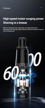 Rechargeable Nose Hair Trimmer for Men Shaving Hair Removal