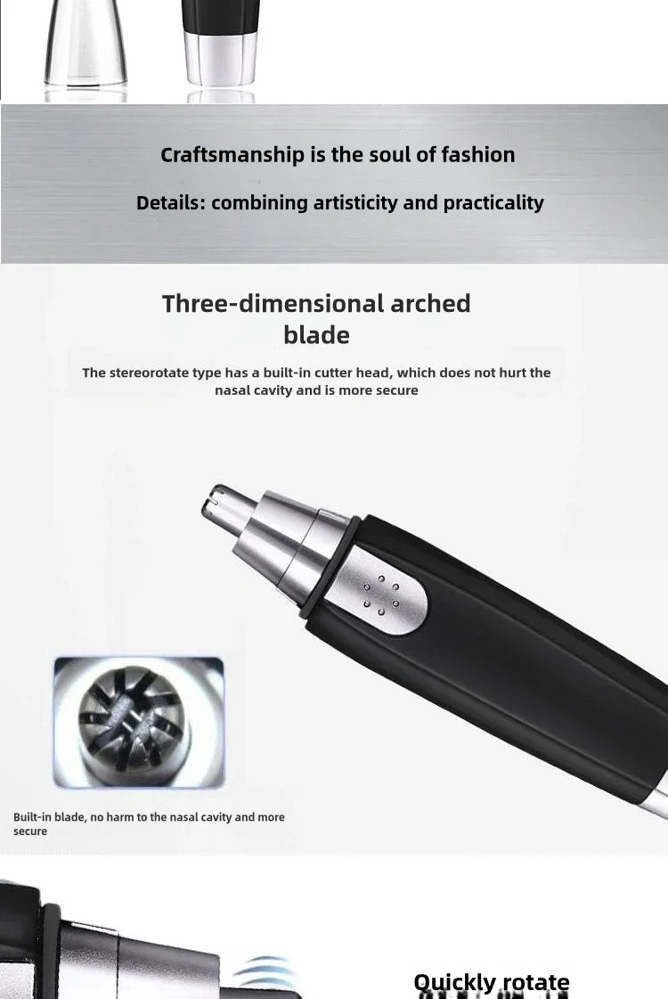 Electric Nose Hair Trimmer For Men with Battery Model